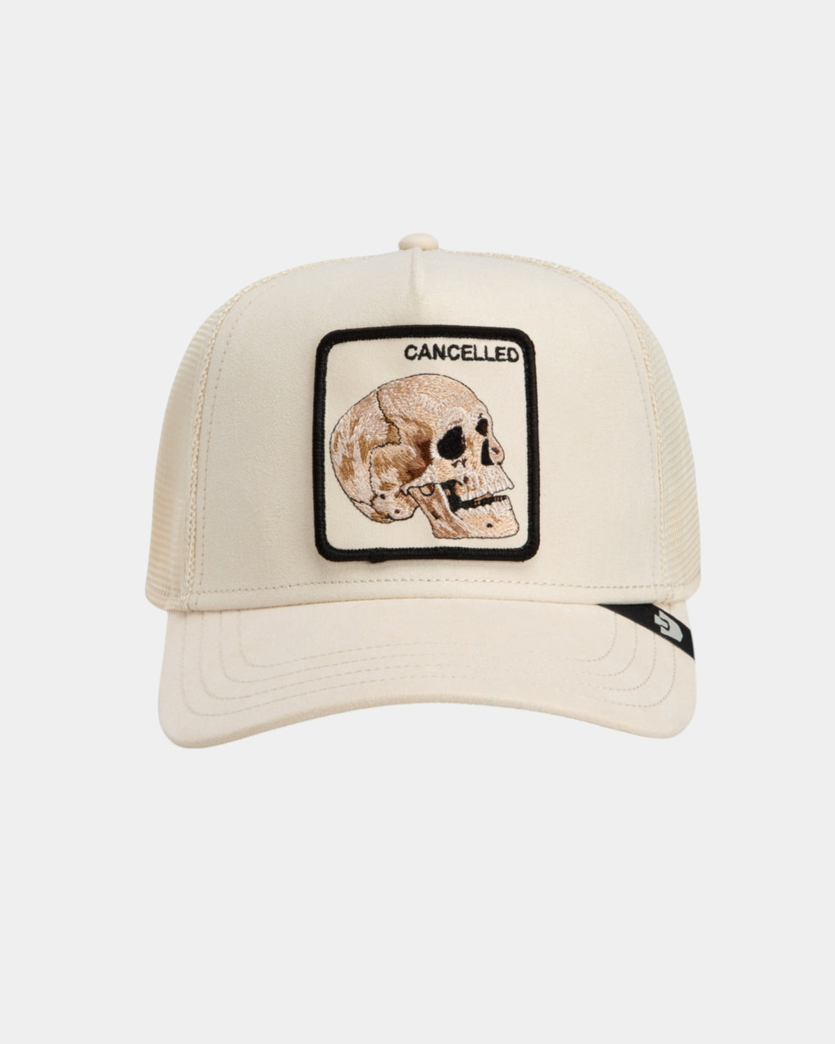 Goorin Bros. Suede Cancelled Skull – Cappellino trucker Crema