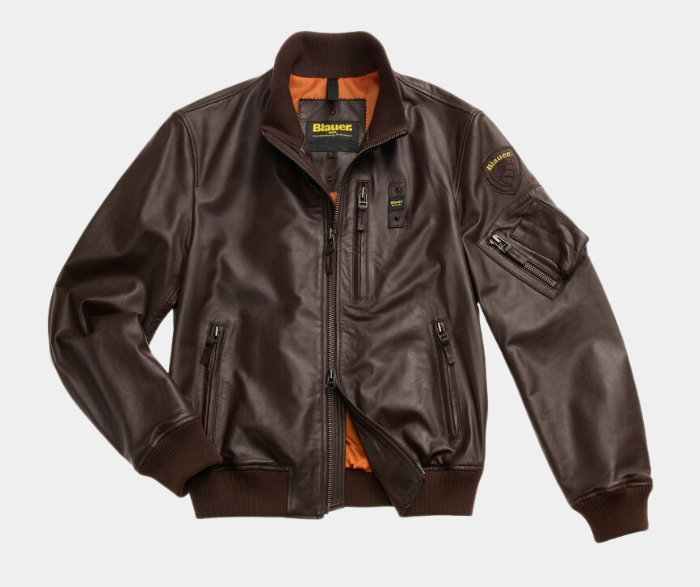 BLAUER GIUBBINO PELLE BALDWIN 2411-7155