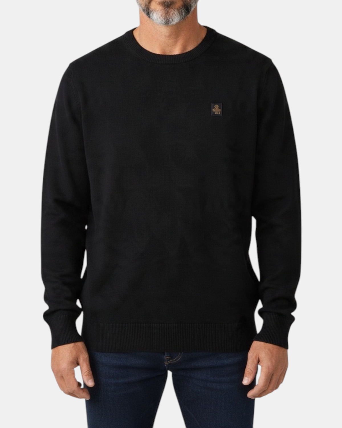 RefrigiWear Bennet – Maglione girocollo in lana merino Terracotta