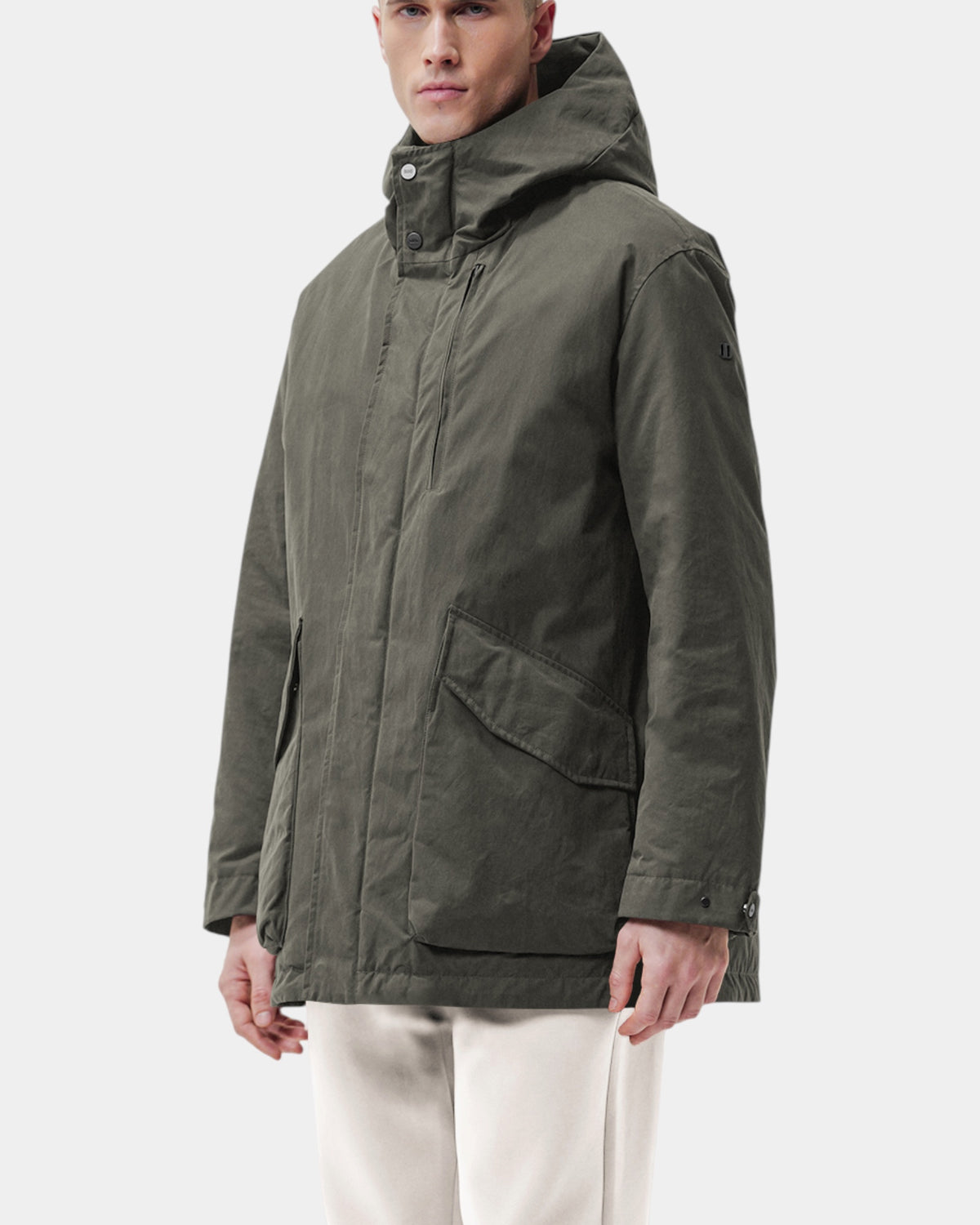 Duno Hoshi – Parka con cappuccio in cotone tecnico