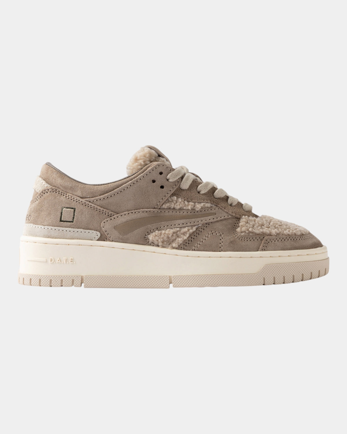 D.A.T.E. Sneakers Torneo Teddy Beige
