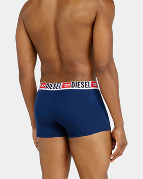 Diesel Set 3 Boxer con Logo in Vita Nero
