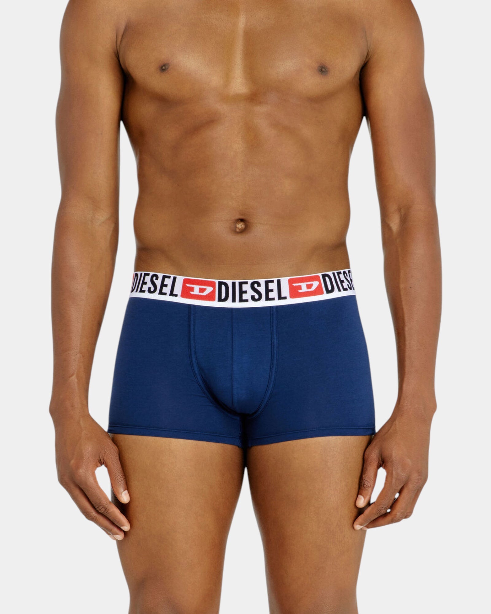 Diesel Set 3 Boxer con Logo in Vita Nero
