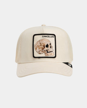 Goorin Bros. Suede Cancelled Skull – Cappellino trucker Crema