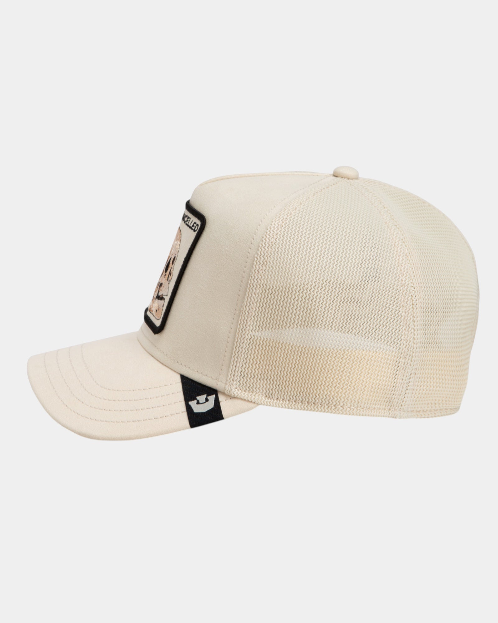 Goorin Bros. Suede Cancelled Skull – Cappellino trucker Crema