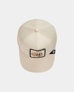 Goorin Bros. Suede Cancelled Skull – Cappellino trucker Crema