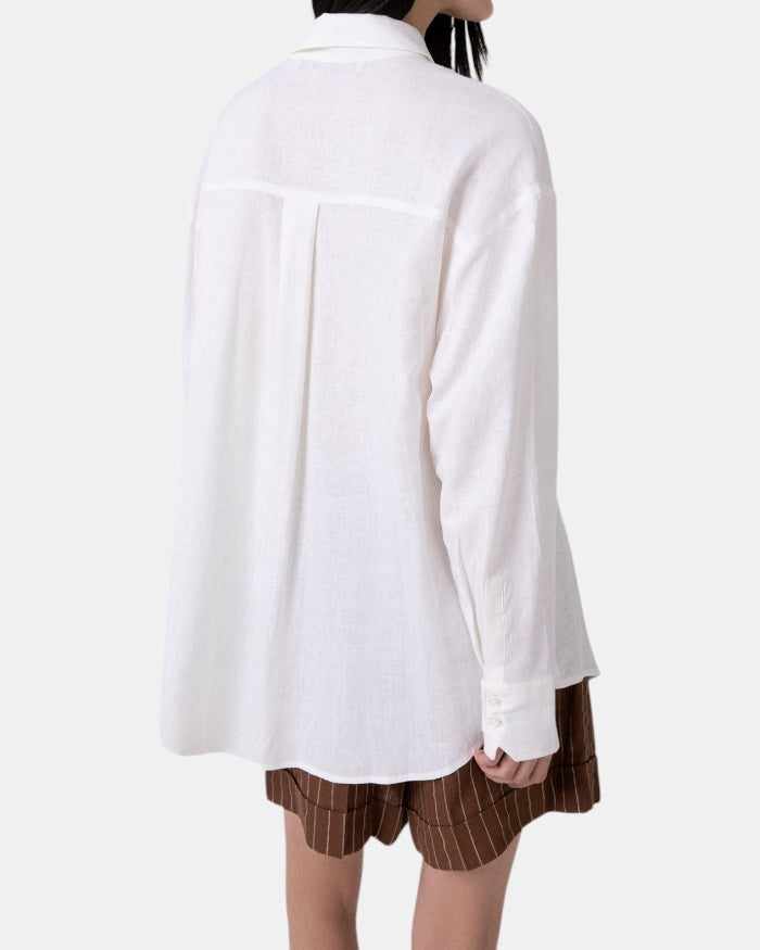 CAMICIA IN LINO W02631