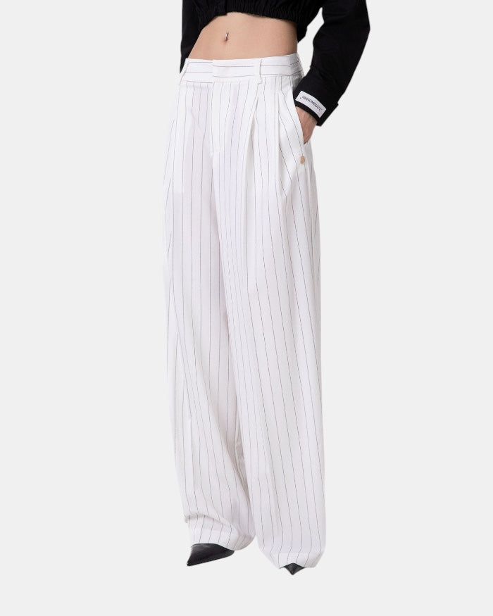 PANTALONE OVER GESSATO - S-W02565