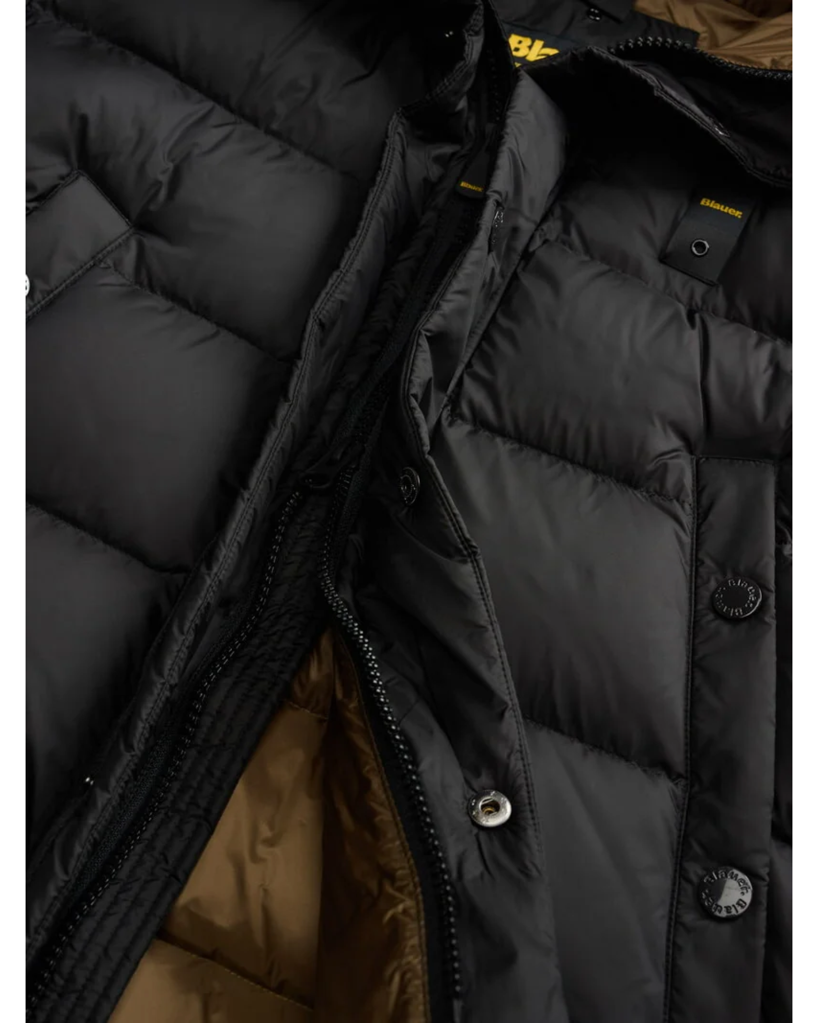 Blauer Clipper – Piumino trapuntato oversize Nero
