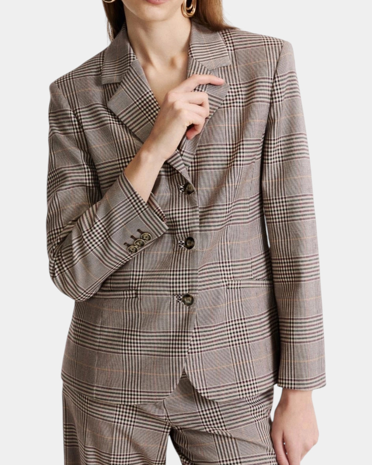 Marella Blazer Ginseng in Principe di Galles