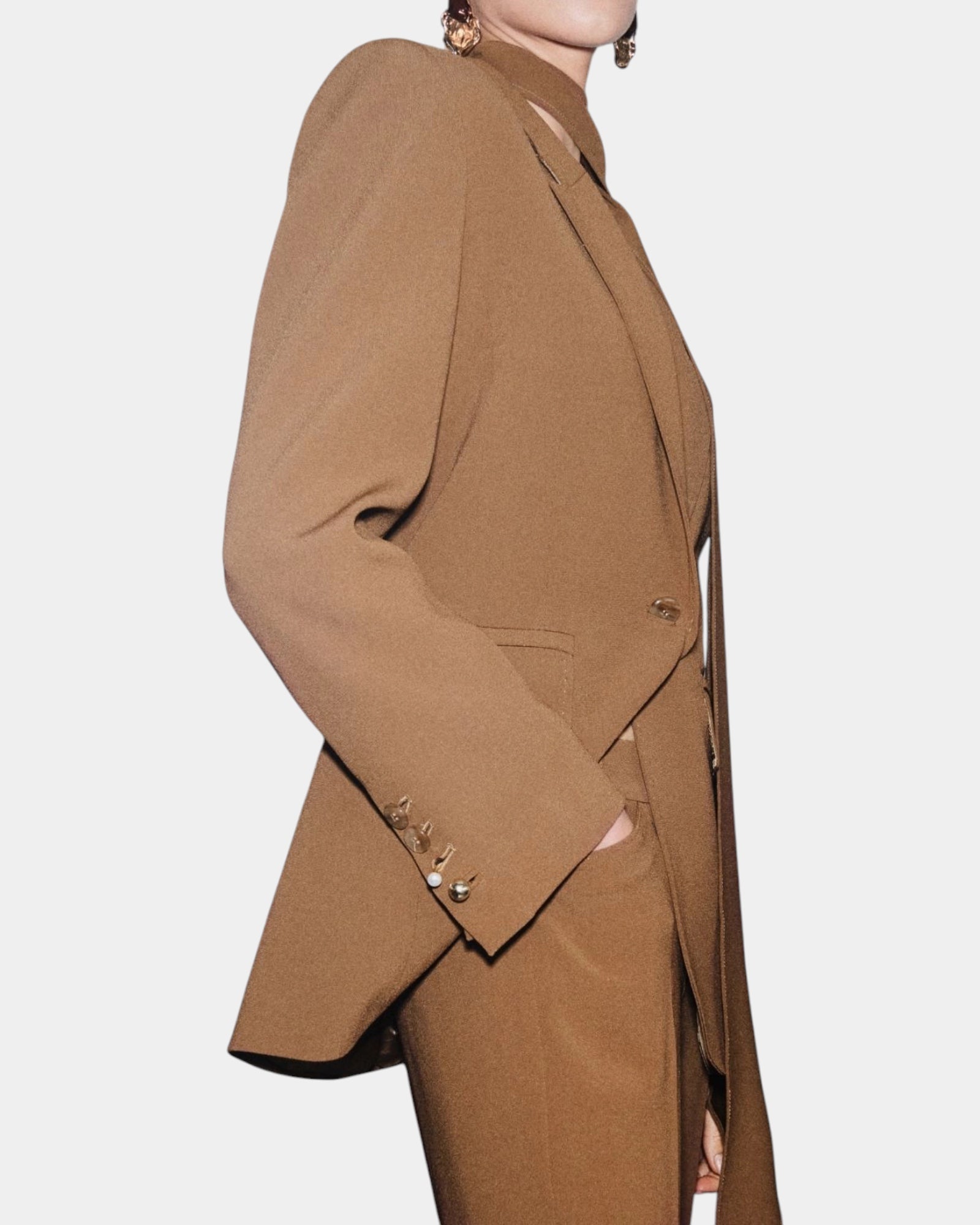 Marella Giacca Ottone in envers satin