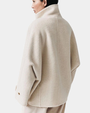 Marella Monochrome Cappotto Prisma in lana e alpaca