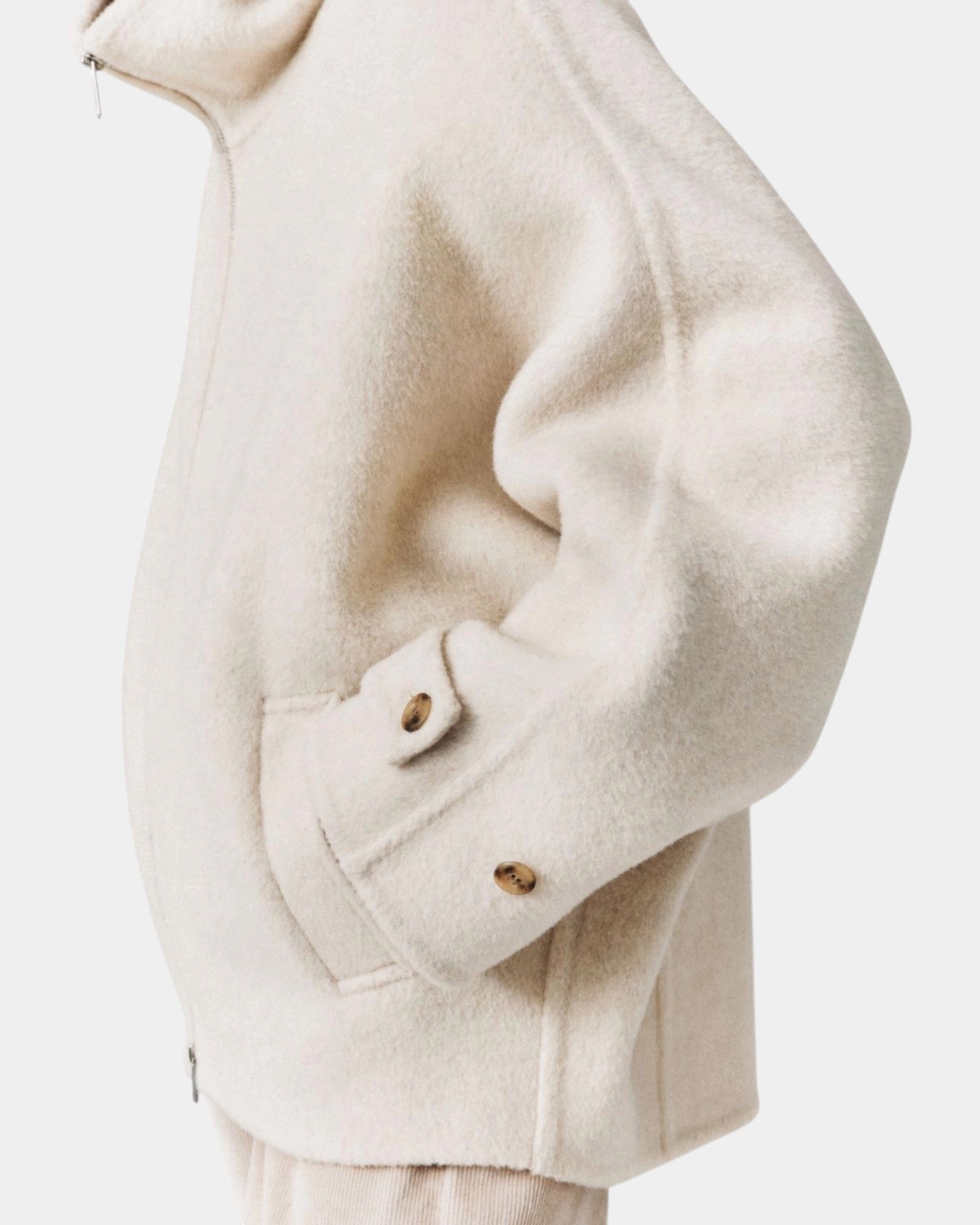 Marella Monochrome Cappotto Prisma in lana e alpaca