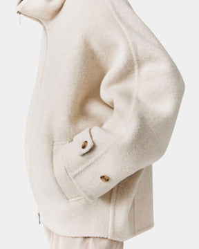 Marella Monochrome Cappotto Prisma in lana e alpaca