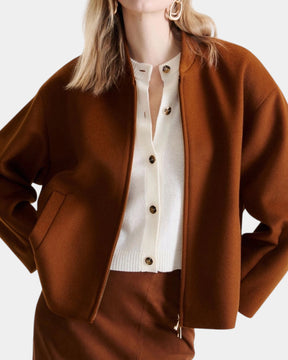 Marella Bomber Fiesta in lana e cashmere