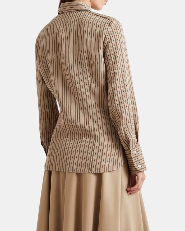 CAMICIA RIGHE  FOLK-10162