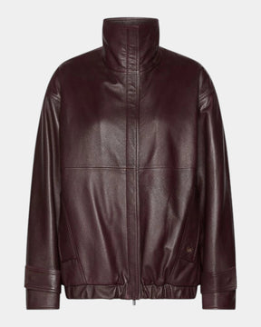 Marella Monochrome Bomber Livrea in Nappa