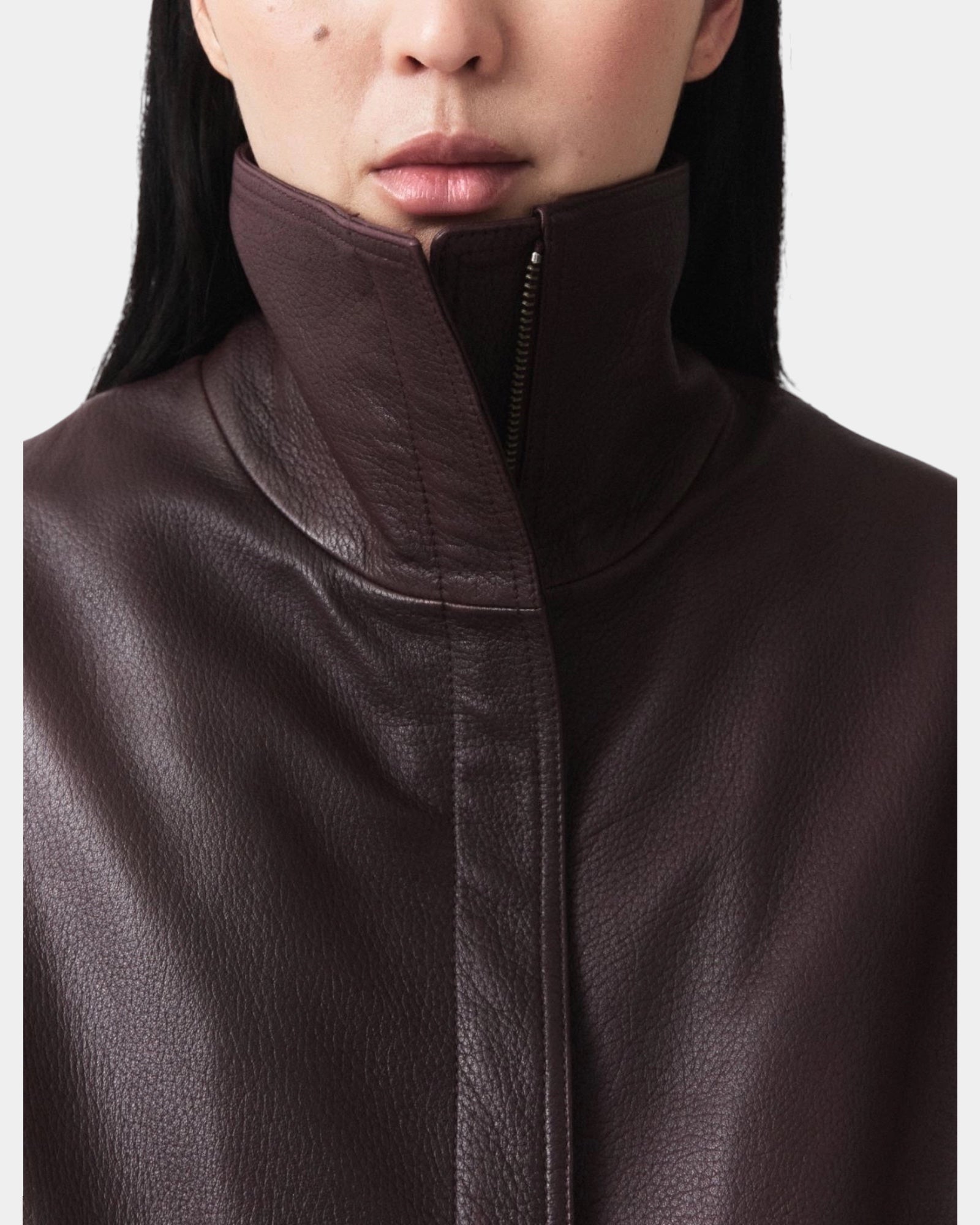 Marella Monochrome Bomber Livrea in Nappa
