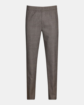 PMDS Steve – Pantalone slim in misto lana principe di Galles Beige