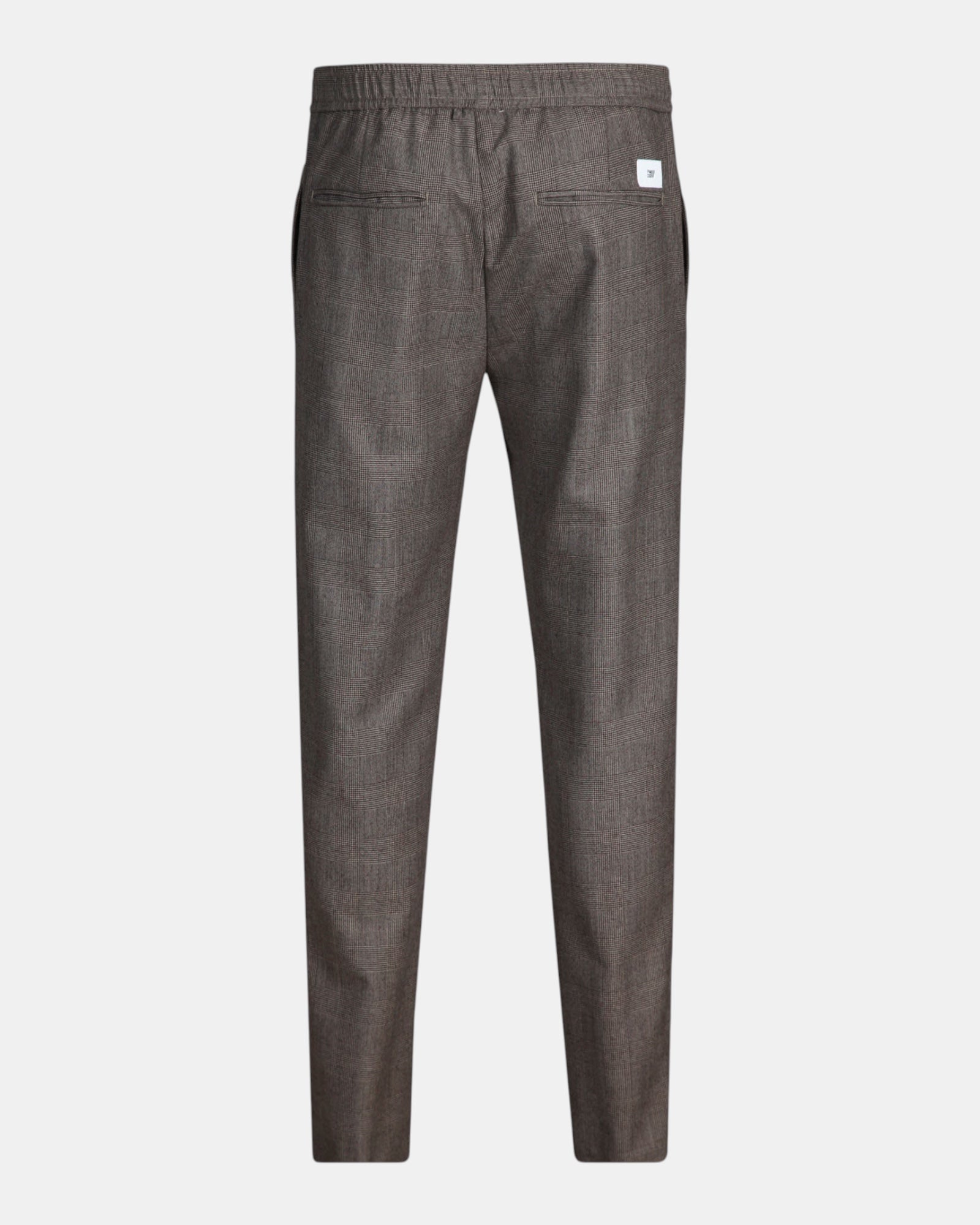 PMDS Steve – Pantalone slim in misto lana principe di Galles Beige