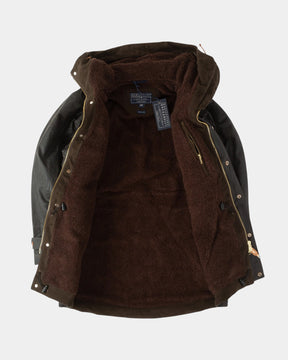 Manifattura Ceccarelli Long Mountain Jacket 7013 – Giacca lunga in cotone cerato con cappuccio