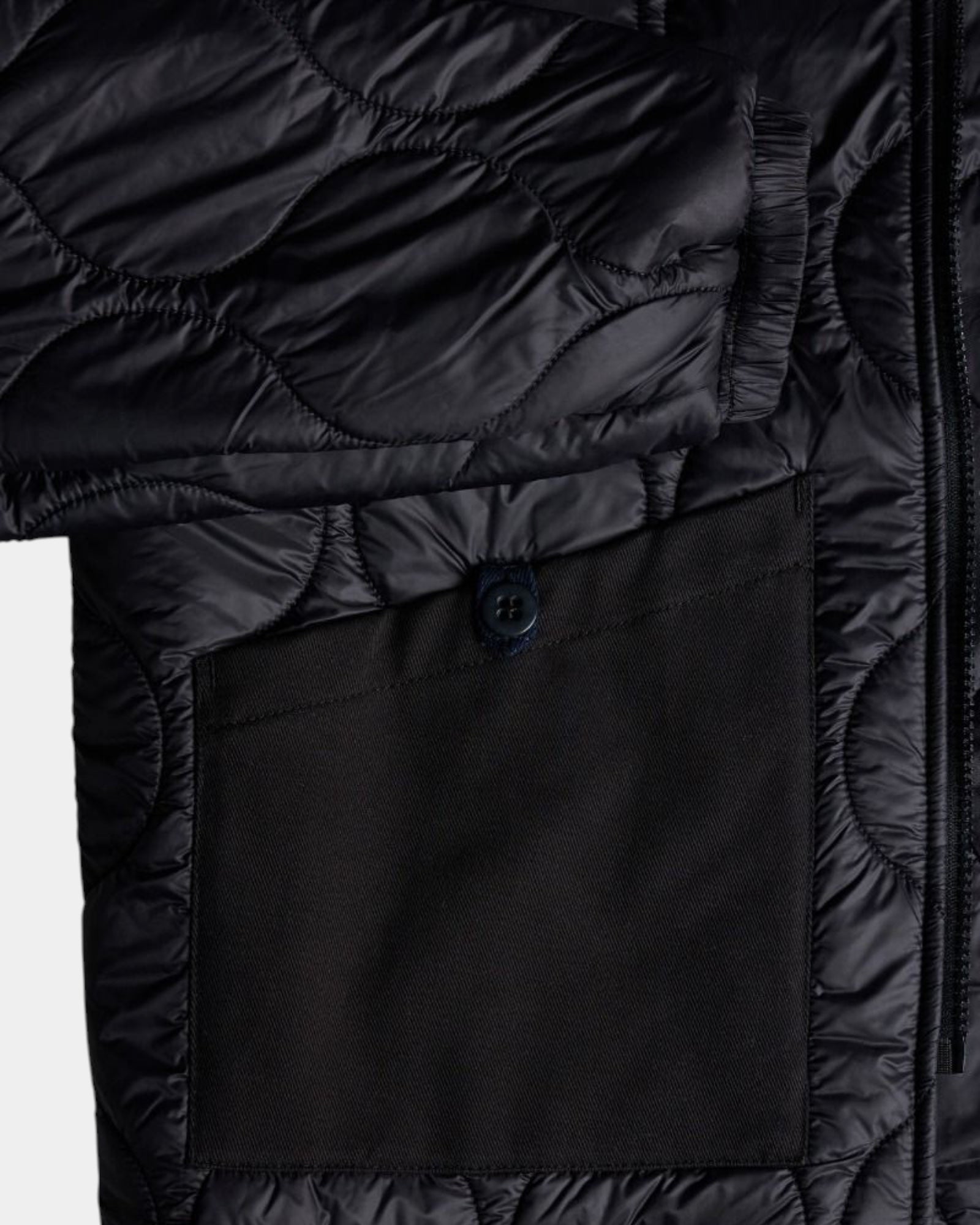 Manifattura Ceccarelli Quilted Jacket Liner 7086 – Giacca trapuntata nera