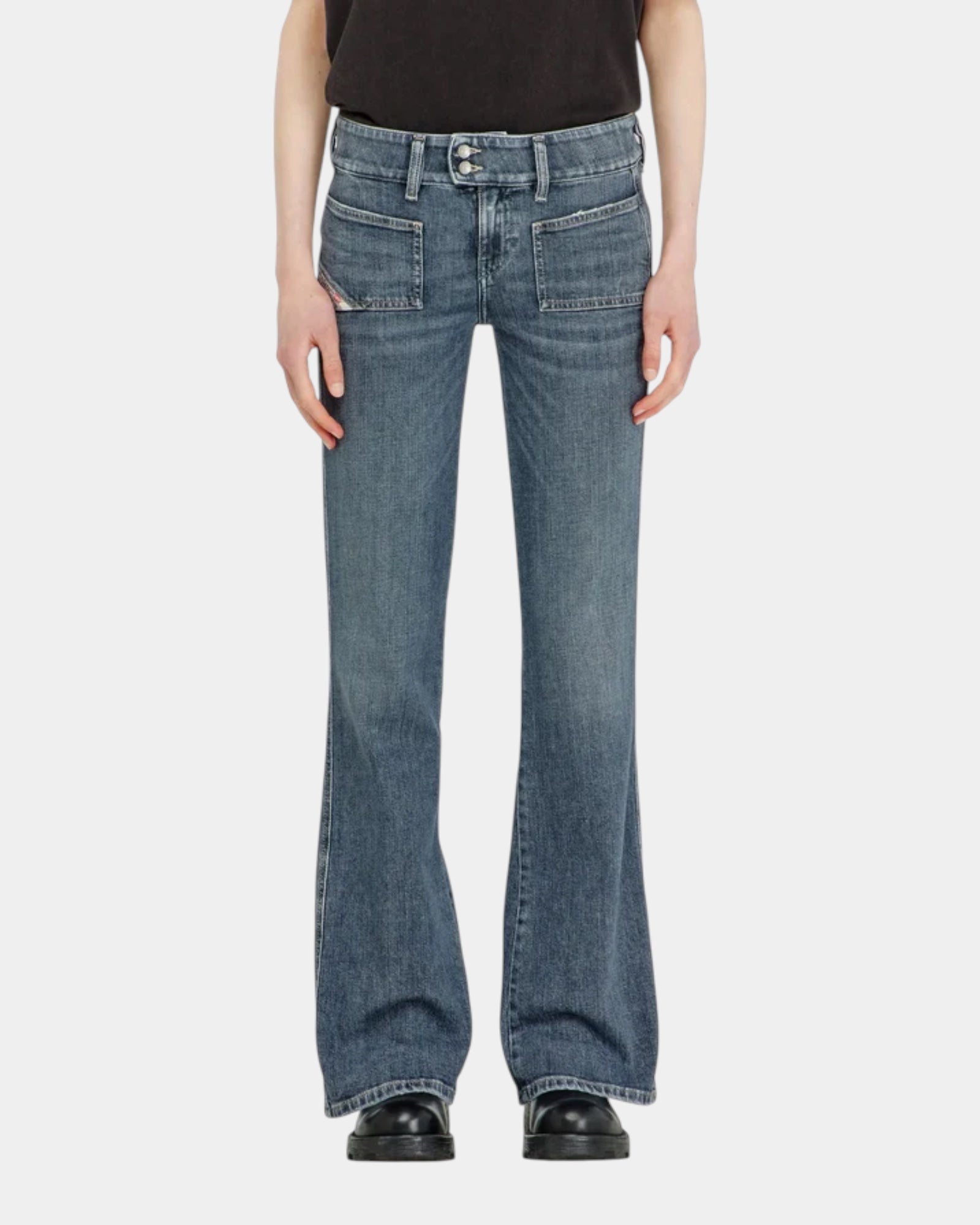 Diesel Jeans D-Hush Bootcut Doppio Bottone 09P80