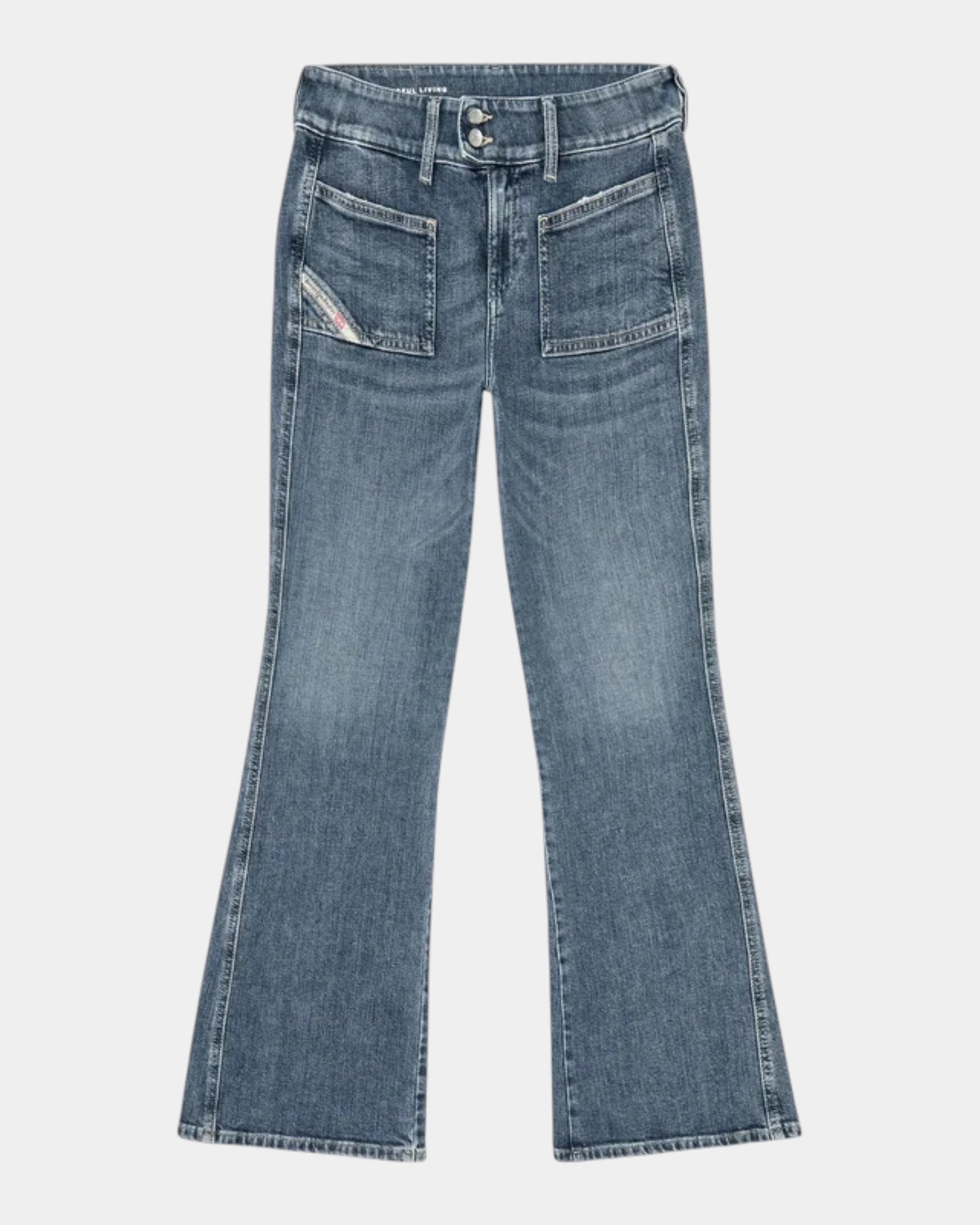 Diesel Jeans D-Hush Bootcut Doppio Bottone 09P80