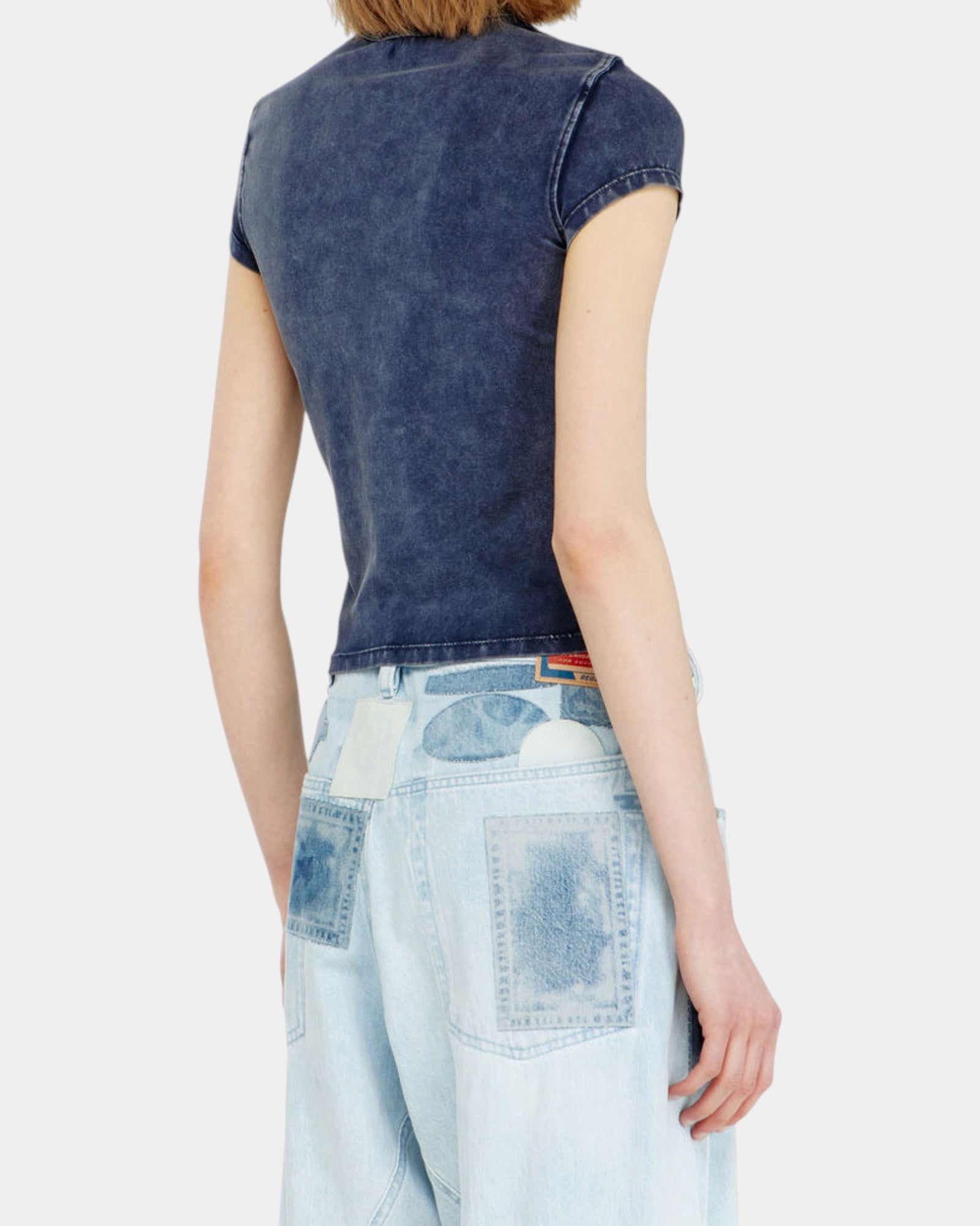 Diesel Top T-Mely-Cup Effetto Lavato