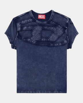 Diesel Top T-Mely-Cup Effetto Lavato