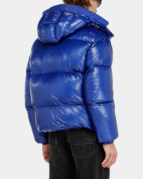 Diesel Piumino W-Rolfys Cappuccio Staccabile Blu