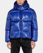 Diesel Piumino W-Rolfys Cappuccio Staccabile Blu