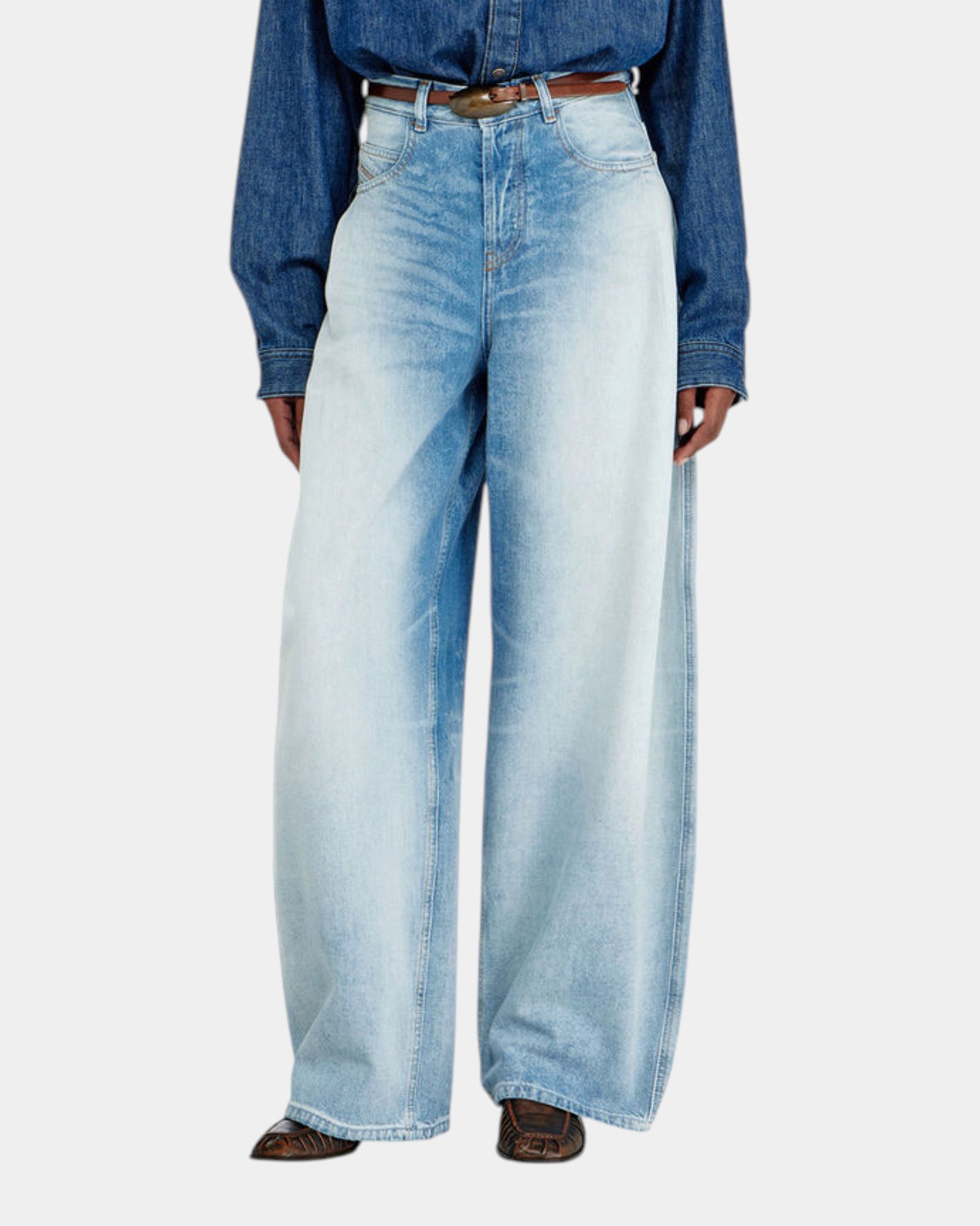 Diesel Jeans 1987 D-Khelz Relaxed Vita Alta