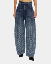 Diesel Jeans D-Khelz Relaxed Effetto Maglia Blu scuro