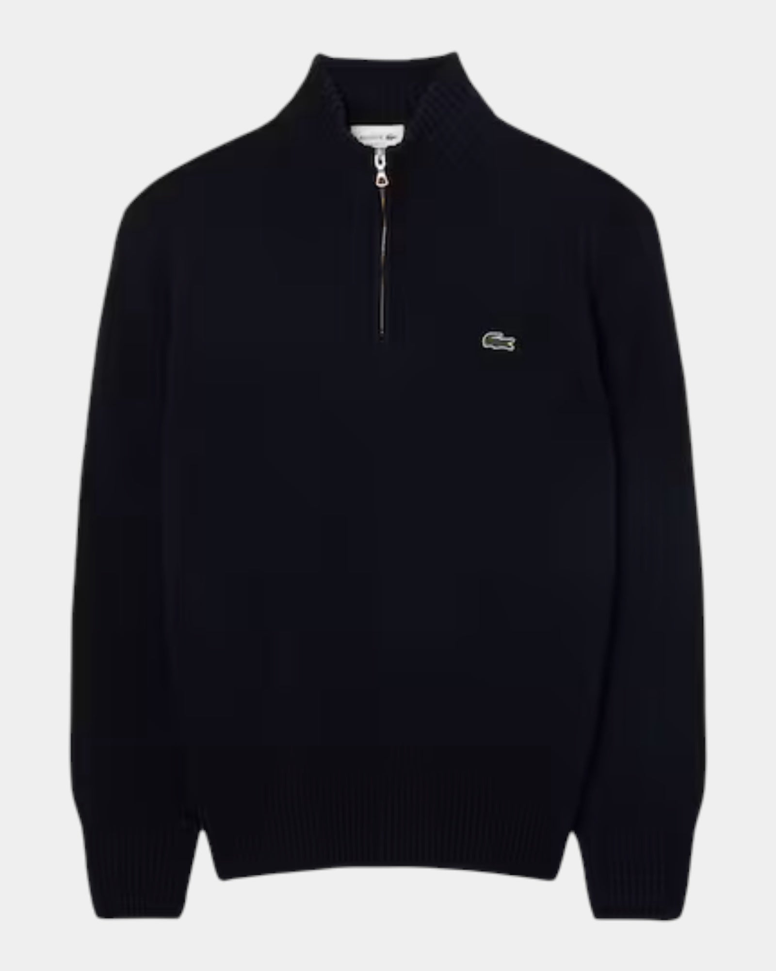 Lacoste Maglione a collo alto in lana con zip