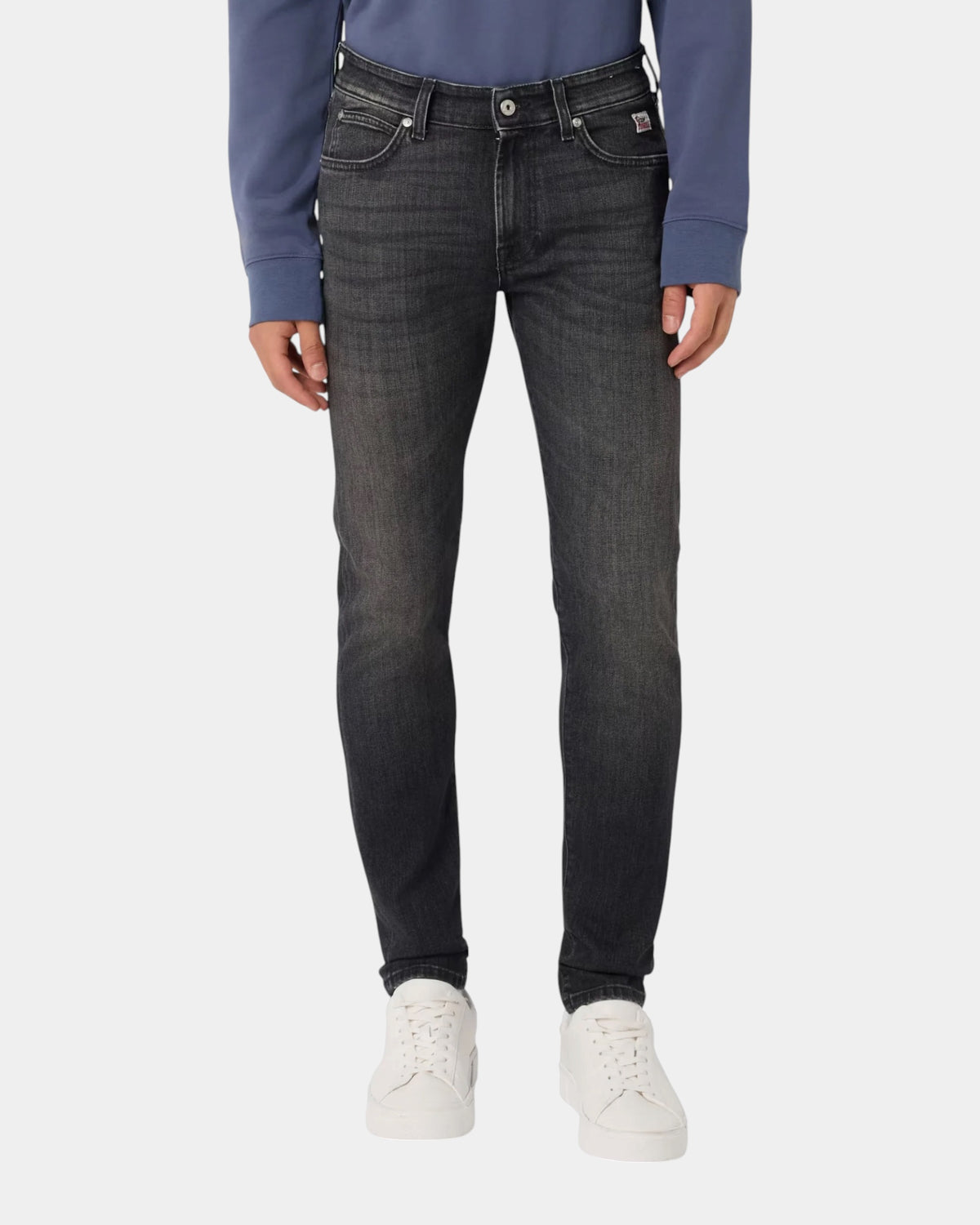 Roy Roger's Jeans 517 Slim Denim Nero FERG