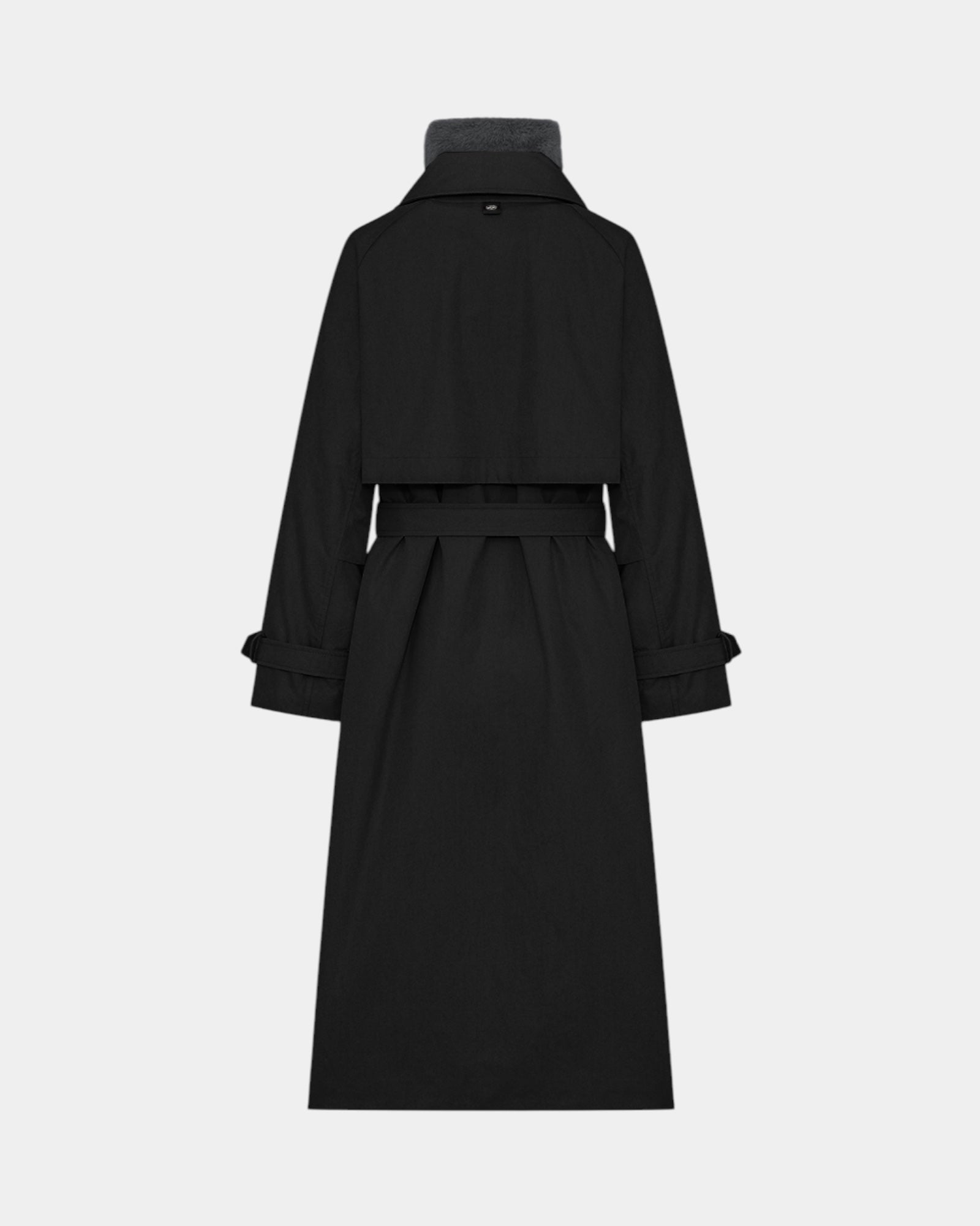 Duno Aloma – Trench con gilet staccabile Nero