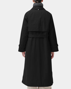 Duno Aloma – Trench con gilet staccabile Nero