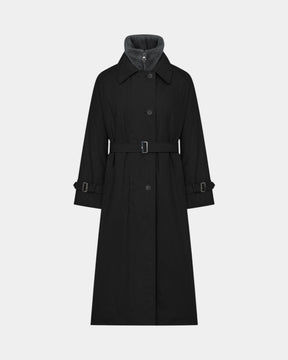 Duno Aloma – Trench con gilet staccabile Nero