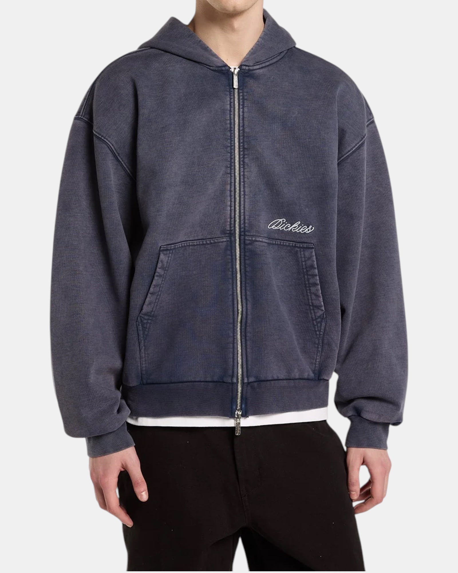 Dickies Baker – Felpa con zip e cappuccio Blu Navy
