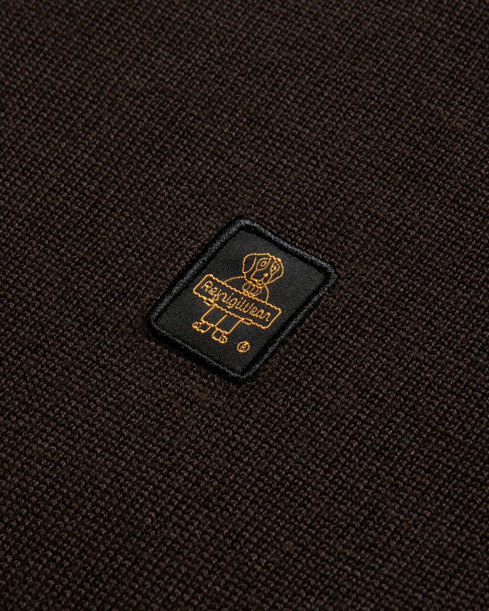 RefrigiWear Bennet – Maglione girocollo in lana merino Terracotta