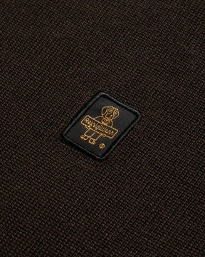 RefrigiWear Bennet – Maglione girocollo in lana merino Terracotta