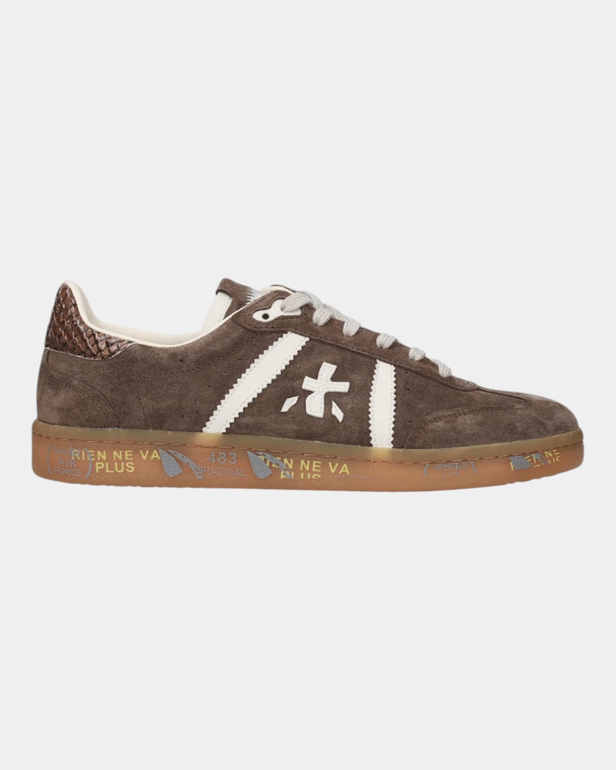 Premiata Bonnied 8576 – Sneaker effetto scamosciato Taupe