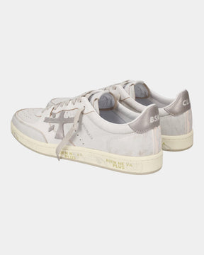 Premiata Bskt Clayd 8447 – Sneaker in pelle e suede Bianco/Beige