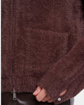 Rino & Pelle Bento – Giacca corta in maglia con zip