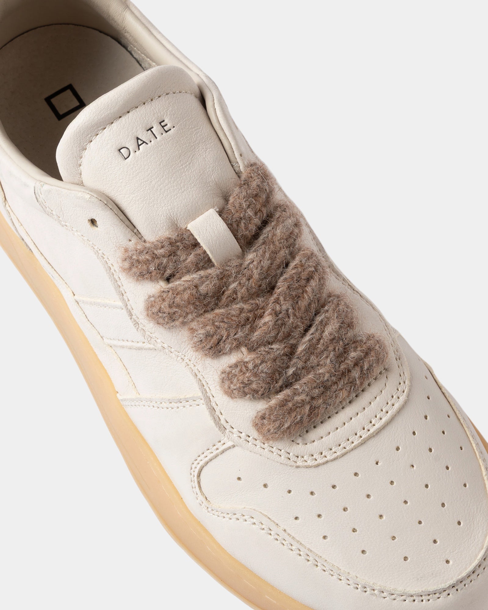 D.A.T.E. Sneakers Court 2.0 Used Bianco