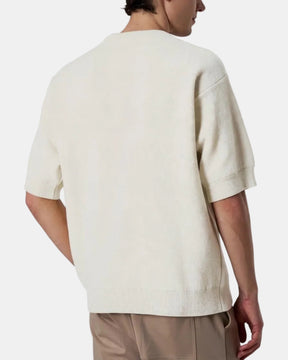 Daniele Fiesoli – Maglia paricollo a mezza manica in piquet misto cashmere