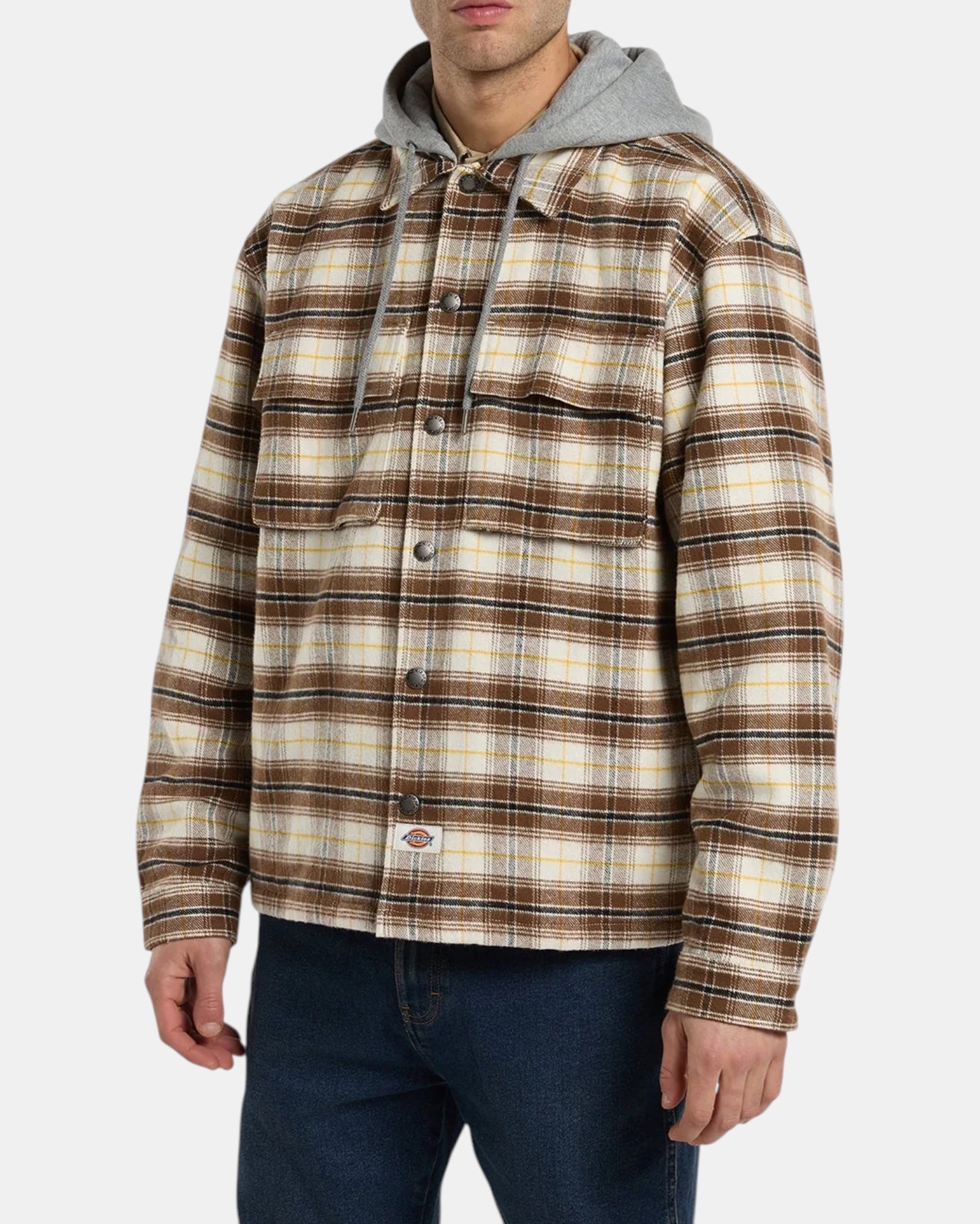 Dickies Eustis – Giacca-camicia in flanella con cappuccio
