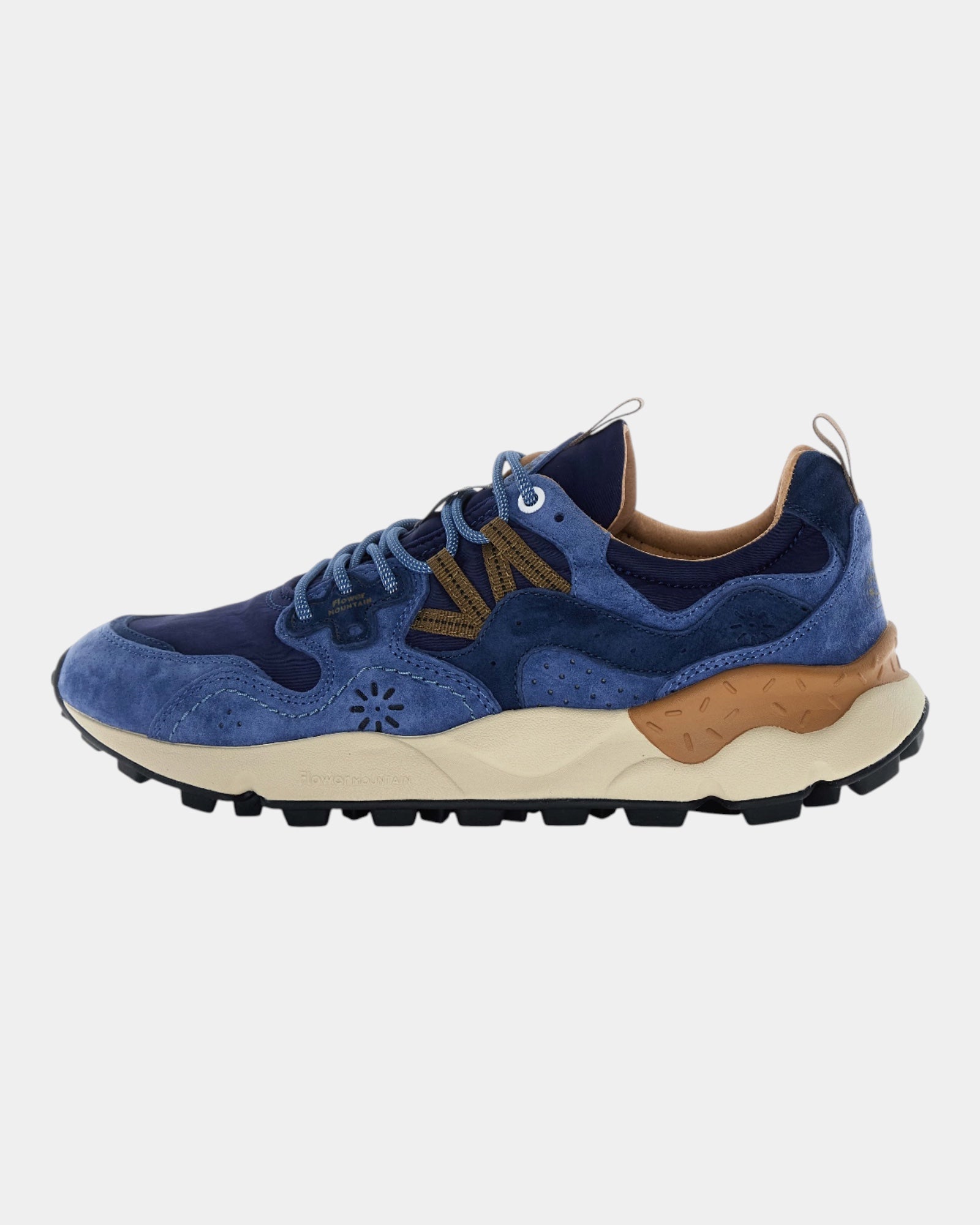 Flower Mountain Yamano 3 - Navy, Blue, Marrone
