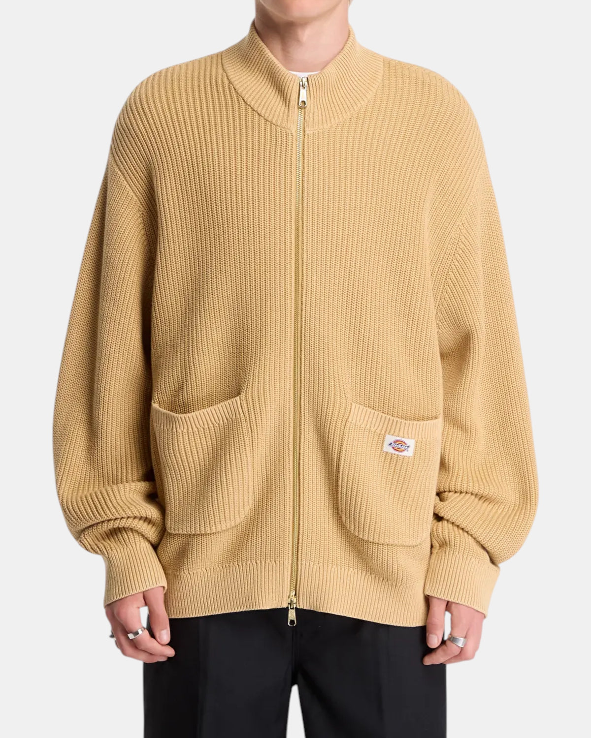 Dickies Fredonia – Maglione in maglia a coste con zip